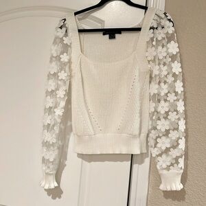 French Connection Juliet women’s appliqué sweater